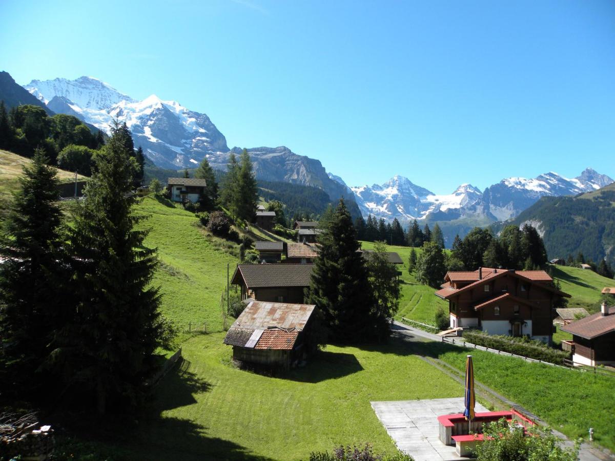Apartment With Great View At Residence Brunner Wengen Luaran gambar