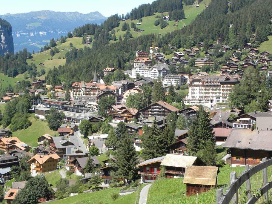 Apartment With Great View At Residence Brunner Wengen Luaran gambar