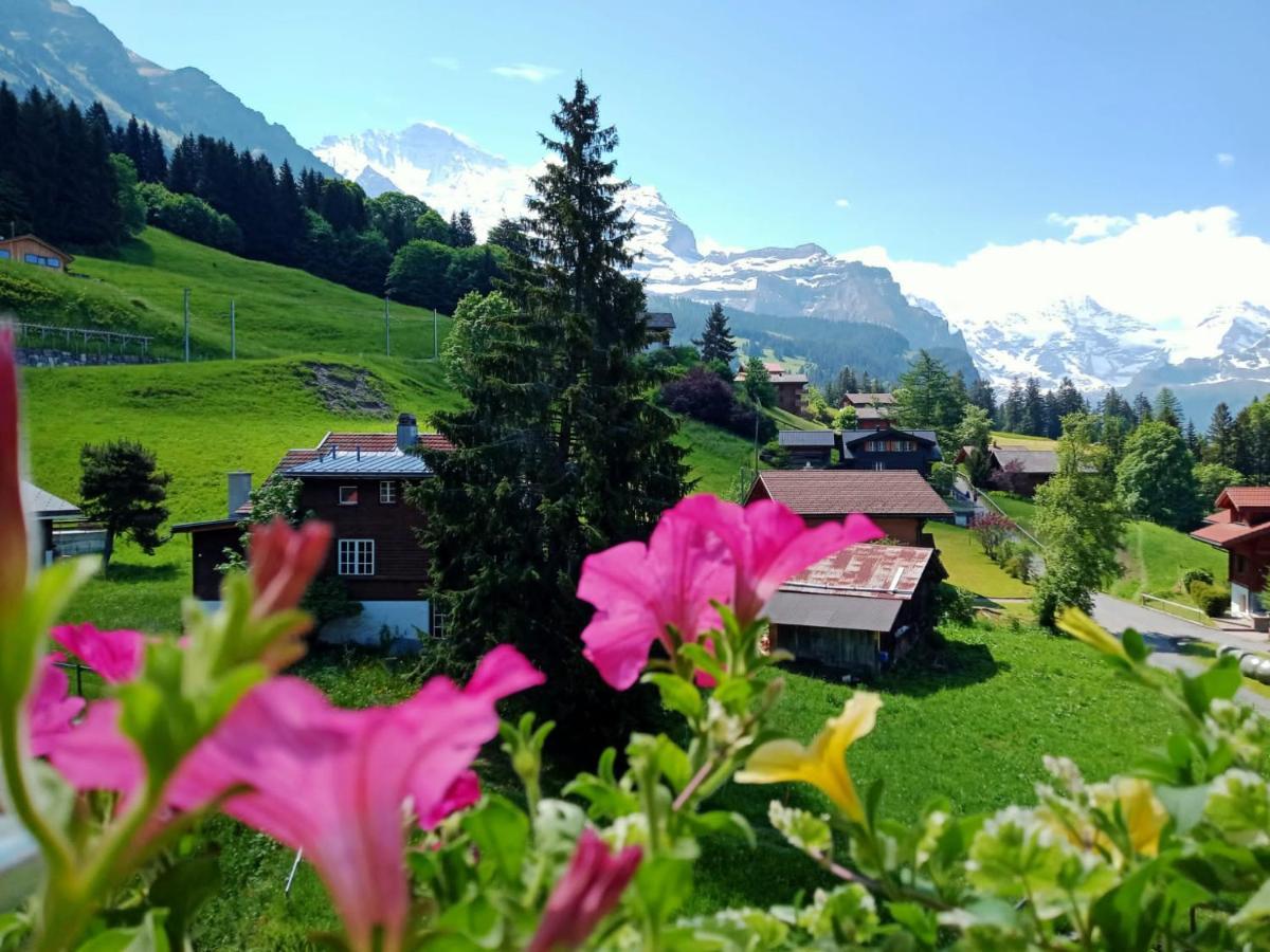 Apartment With Great View At Residence Brunner Wengen Luaran gambar